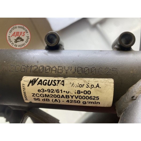 Cadre avec carte grise Cagiva 1000 Raptor 2000 à 2005